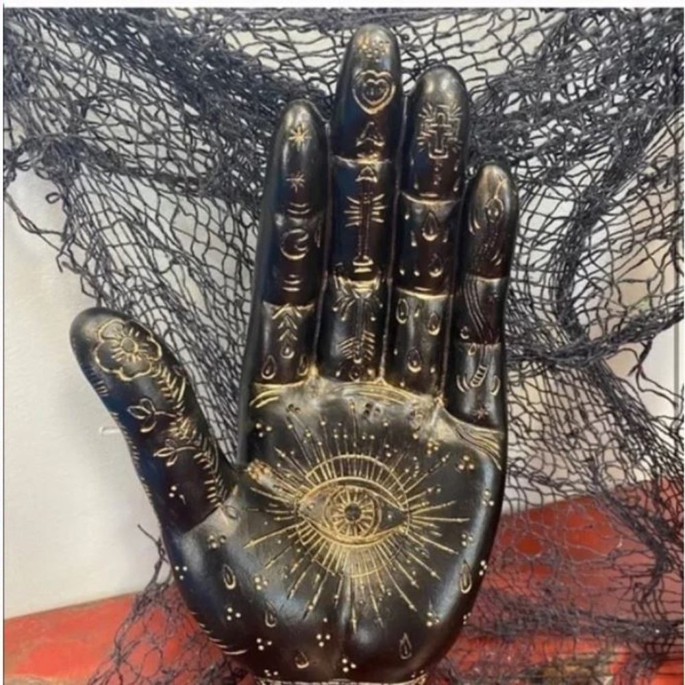Large Gypsy Fever Tarot Fatima Ceramic Hand